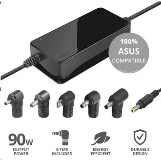 TRUST MAXO hálózati adapter ASUS 90W-os laptopokhoz, beleértve. terminálok