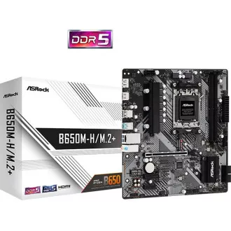 ASRock MB Sc AM5 B650M-H/M.2 , AMD B650, 2xDDR5, 1xDP, 1xHDMI, mATX, 1xHDMI, mATX
