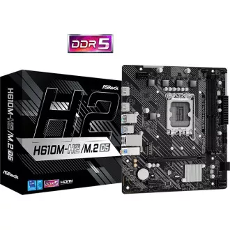 ASRock MB Sc LGA1700 H610M-H2/M.2 D5, Intel H610, 2xDDR5, 2xHDMI, mATX, 2xDDR5, 2xHDMI, mATX