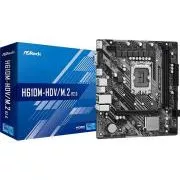 ASRock MB Sc LGA1700 H610M-HDV/M.2 R2.0, Intel H610, 2xDDR4, 1xDP, 1xHDMI, 1xVGA, mATX, 1xHDMI, 1xHDMI, 1xVGA