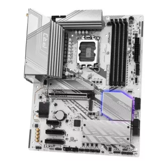 ASRock MB Sc LGA1851 Z890 PRO RS WIFI FEHÉR, Intel Z890, 4xDDR5, 1xHDMI, WI-FI