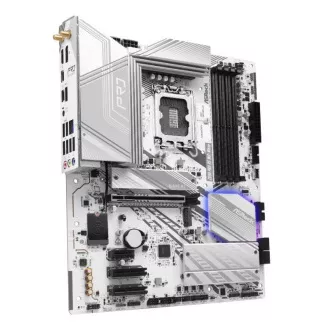 ASRock MB Sc LGA1851 Z890 PRO RS WIFI FEHÉR, Intel Z890, 4xDDR5, 1xHDMI, WI-FI
