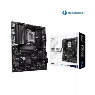 ASRock MB Sc LGA1851 Z890 PRO-A, Intel Z890, 4xDDR5, 1xDP, 1xHDMI, 1xThunderbolt, 1xHDMI, 1xThunderbolt