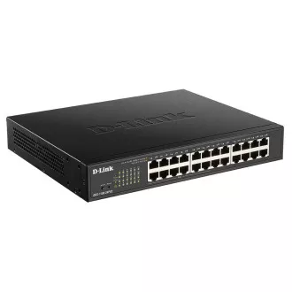 D-Link DGS-1100-24PV2 24 portos PoE Gigabites intelligens menedzselt switch, 12x PoE, PoE költségvetés 100W, ventilátor nélkül D-Link DGS-1100-24PV2 24 portos PoE Gigabites intelligens menedzselt switch, 12x PoE, PoE költségvetés 100W, ventilátor nélkül