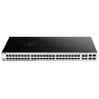 D-Link DGS-1210-52 52 portos Gigabit Smart switch, 48x GbE, 4x RJ45/SFP, ventilátor nélküli D-Link DGS-1210-52 52 portos Gigabit Smart switch, 48x GbE, 4x RJ45/SFP, ventilátor nélküli