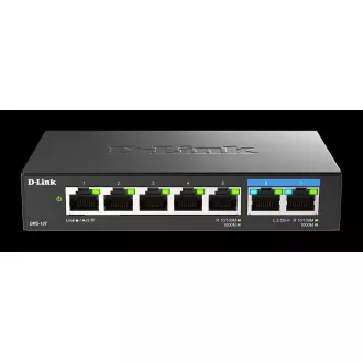 D-Link DMS-107/E 7 portos multi-gigabites menedzselés nélküli kapcsoló