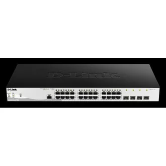 D-Link DGS-1210-28P/ME/E 24-portos 10/100/1000BASE-T PoE   4 portos 1 Gbps SFP Metro Ethernet