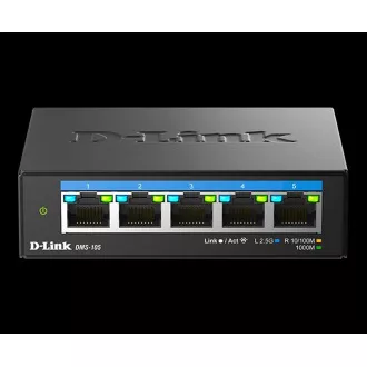 D-Link DMS-105/E 5 portos multi-gigabites menedzselés nélküli kapcsoló