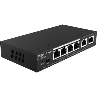 Reyee RG-ES206GC-P Intelligens, kézi vezérlésű PoE kapcsoló, 4x PoE