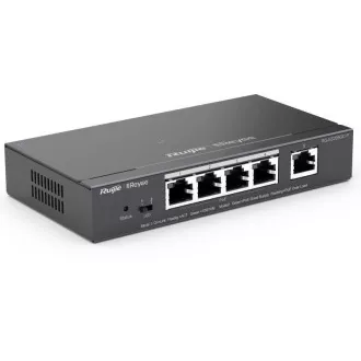 Reyee RG-ES205GC-P Intelligens, kézi vezérlésű PoE kapcsoló, 4x PoE Reyee RG-ES205GC-P Intelligens, kézi vezérlésű PoE kapcsoló, 4x PoE