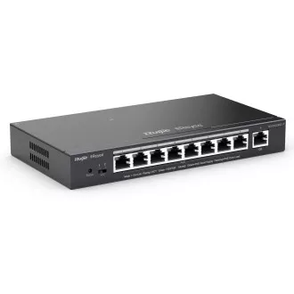 Reyee RG-ES209GC-P Intelligens, kézi vezérlésű PoE switch, 8x PoE