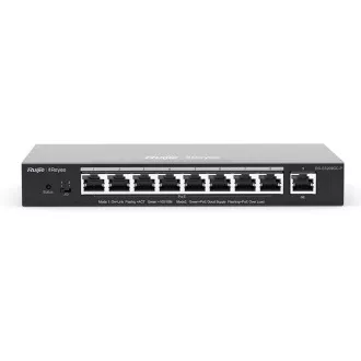 Reyee RG-ES209GC-P Intelligens, kézi vezérlésű PoE switch, 8x PoE