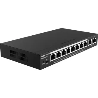 Reyee RG-ES210GC-LP Intelligens PoE kapcsoló, 8x PoE
