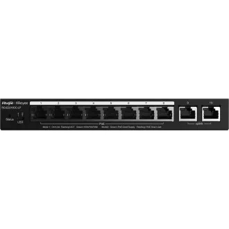 Reyee RG-ES210GC-LP Intelligens PoE kapcsoló, 8x PoE