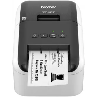 BROTHER címkenyomtató QL-800 - 62mm, hőnyomtatás, USB, Profi. Címkenyomtató / vásárlás után DK-22251 nyomtatás piros / BROTHER címkenyomtató QL-800 - 62mm, hőnyomtatás, USB, Profi. Címkenyomtató / vásárlás után DK-22251 nyomtatás piros /