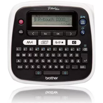 BROTHER címkenyomtató PT-D800W - 36mm, TZe szalagok, nyomtató nagy színes kijelzővel, WIFI, billentyűzet BROTHER címkenyomtató PT-D800W - 36mm, TZe szalagok, nyomtató nagy színes kijelzővel, WIFI, billentyűzet