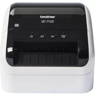 BROTHER címkenyomtató QL-1100 - 101, 6mm, termikus, USB, professzionális címkenyomtató - beépített vágóeszközzel BROTHER címkenyomtató QL-1100 - 101, 6mm, termikus, USB, professzionális címkenyomtató - beépített vágóeszközzel