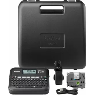 BROTHER címkenyomtató PT-D460BTVP, 18 mm-es szalag, USB, hordtáska, nagyméretű grafikus kijelzővel BROTHER címkenyomtató PT-D460BTVP, 18 mm-es szalag, USB, hordtáska, nagyméretű grafikus kijelzővel