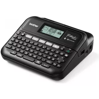 BROTHER címkenyomtató PT-D460BTVP, 18 mm-es szalag, USB, hordtáska, nagyméretű grafikus kijelzővel BROTHER címkenyomtató PT-D460BTVP, 18 mm-es szalag, USB, hordtáska, nagyméretű grafikus kijelzővel