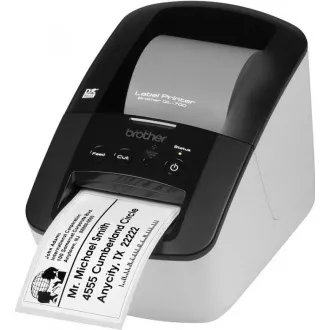 BROTHER QL-700 címkenyomtató - 62mm, hőnyomtatás, USB, Professzionális címkenyomtató BROTHER QL-700 címkenyomtató - 62mm, hőnyomtatás, USB, Professzionális címkenyomtató