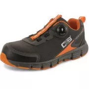 CXS ISLAND NAVASSA S1P alacsony cipő, szürke - narancssárga, 38-as méret