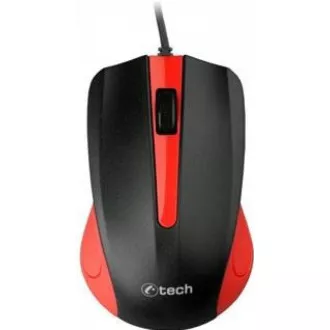 C-TECH egér WM-01, piros, USB