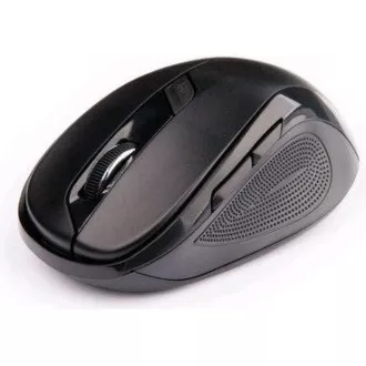 C-TECH egér WLM-02, fekete, vezeték nélküli, 1600DPI, 6 gomb, USB nano vevő
