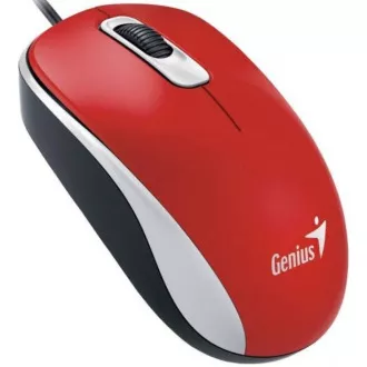 GENIUS egér DX-110, vezetékes, 1000 dpi, USB, piros
