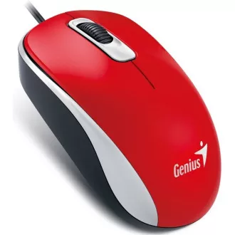 GENIUS egér DX-110, vezetékes, 1000 dpi, USB, piros