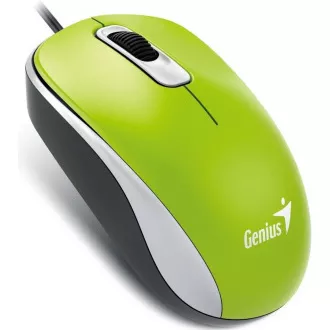 GENIUS egér DX-110, vezetékes, 1000 dpi, USB, zöld