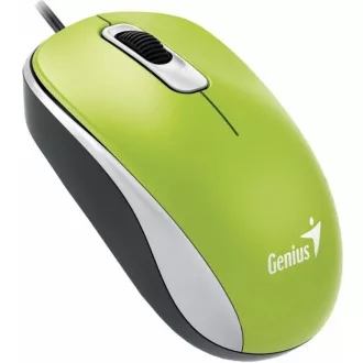 GENIUS egér DX-110, vezetékes, 1000 dpi, USB, zöld