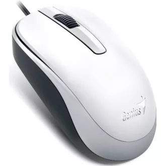 GENIUS egér DX-120, vezetékes, 1200 dpi, USB, fehér