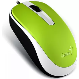 GENIUS egér DX-120, vezetékes, 1200 dpi, USB, zöld