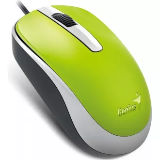 GENIUS egér DX-120, vezetékes, 1200 dpi, USB, zöld