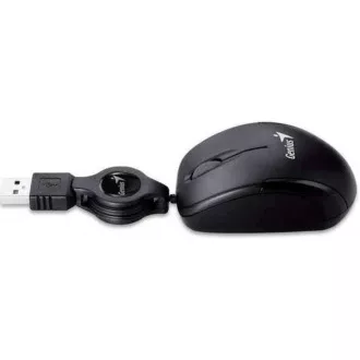 GENIUS egér MicroTraveler V2 / vezetékes / 1200 dpi / USB / fekete GENIUS egér MicroTraveler V2 / vezetékes / 1200 dpi / USB / fekete