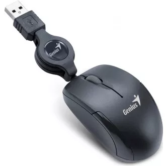 GENIUS egér MicroTraveler V2 / vezetékes / 1200 dpi / USB / fekete GENIUS egér MicroTraveler V2 / vezetékes / 1200 dpi / USB / fekete