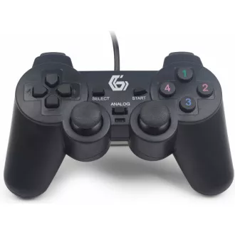 GEMBIRD gamepad JPD-UDV-01, rezgő, USB