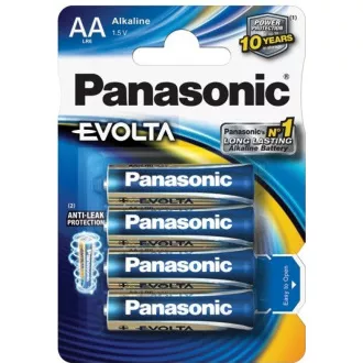 PANASONIC alkáli elemek EVOLTA Platinum LR6EGE / 4BP AA 1,5V (buborékfólia 4db)