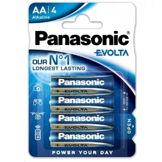PANASONIC alkáli elemek EVOLTA Platinum LR6EGE / 4BP AA 1,5V (buborékfólia 4db)