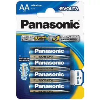 PANASONIC alkáli elemek EVOLTA Platinum LR6EGE / 4BP AA 1,5V (buborékfólia 4db)