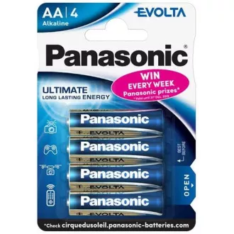 PANASONIC alkáli elemek EVOLTA Platinum LR6EGE / 4BP AA 1,5V (buborékfólia 4db)