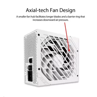 ASUS tápegység ROG-STRIX-850G-WHITE, 850W, 80 Gold, moduláris, moduláris ASUS tápegység ROG-STRIX-850G-WHITE, 850W, 80 Gold, moduláris, moduláris