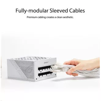ASUS tápegység ROG-STRIX-850G-WHITE, 850W, 80 Gold, moduláris, moduláris ASUS tápegység ROG-STRIX-850G-WHITE, 850W, 80 Gold, moduláris, moduláris