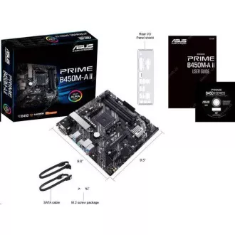 ASUS MB Sc AM4 PRIME B450M-A II, AMD B450, 4xDDR4, 1xHDMI, 1xDVI, 1xVGA, mATX, 1xHDMI, 1xDVI, 1xVGA, mATX ASUS MB Sc AM4 PRIME B450M-A II, AMD B450, 4xDDR4, 1xHDMI, 1xDVI, 1xVGA, mATX, 1xHDMI, 1xDVI, 1xVGA, mATX