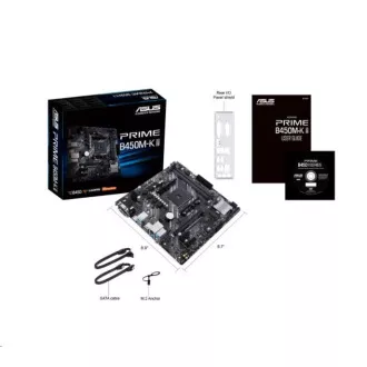 ASUS MB Sc AM4 PRIME B450M-K II, AMD B450, 2xDDR4, 1xHDMI, 1xDVI, 1xVGA, mATX, 1xHDMI, 1xDVI, 1xVGA, mATX ASUS MB Sc AM4 PRIME B450M-K II, AMD B450, 2xDDR4, 1xHDMI, 1xDVI, 1xVGA, mATX, 1xHDMI, 1xDVI, 1xVGA, mATX