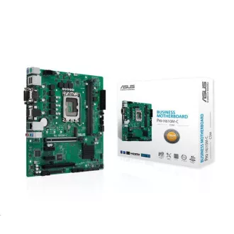 ASUS MB Sc LGA1700 PRO H610M-C-CSM, Intel H610, 2xDDR5, 1xDP, 1xHDMI, 1xDVI, 1xVGA, 1xVGA, mATX, mATX