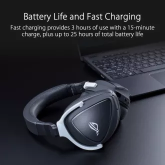 ASUS fejhallgató ROG DELTA S WIRELESS, Bluetooth ASUS fejhallgató ROG DELTA S WIRELESS, Bluetooth