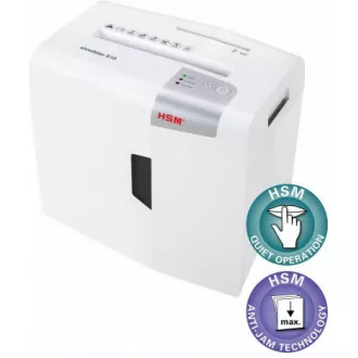 HSM aprítógép ShredStar X5 White (4-es vágási méret, 5x30 mm, DIN P-4 (3))