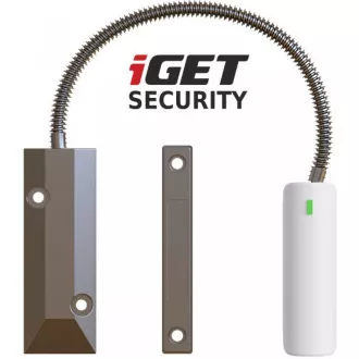 iGET SECURITY M3P21 Vezeték nélküli mágneses érzékelő vas ajtókhoz / ablakokhoz / kapukhoz M3 / M4 riasztóhoz, nyitás érzékelése
