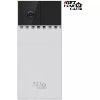 iGET HOMEGUARD HGBVD853 - Wi-Fi akkumulátoros ajtócsengő FullHD kamerával és kétirányú hanggal, tápellátással és vezetékes kapcsolattal.